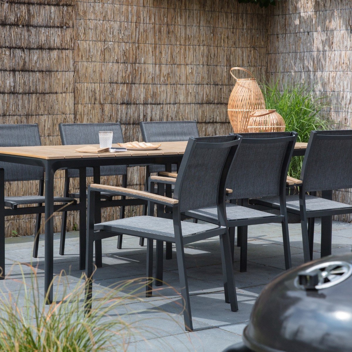 Lesli Living Outdoor Living Tuinstoel Arezzo - Antraciet