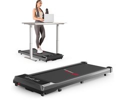 HOMEFITNESSCODE Draagbare loopband - 2 in 1 Stille Elektrische Loopband - loopkussen 1-10 km/u - 2,5 pk borstelloze motor - lcd-scherm - Zwart