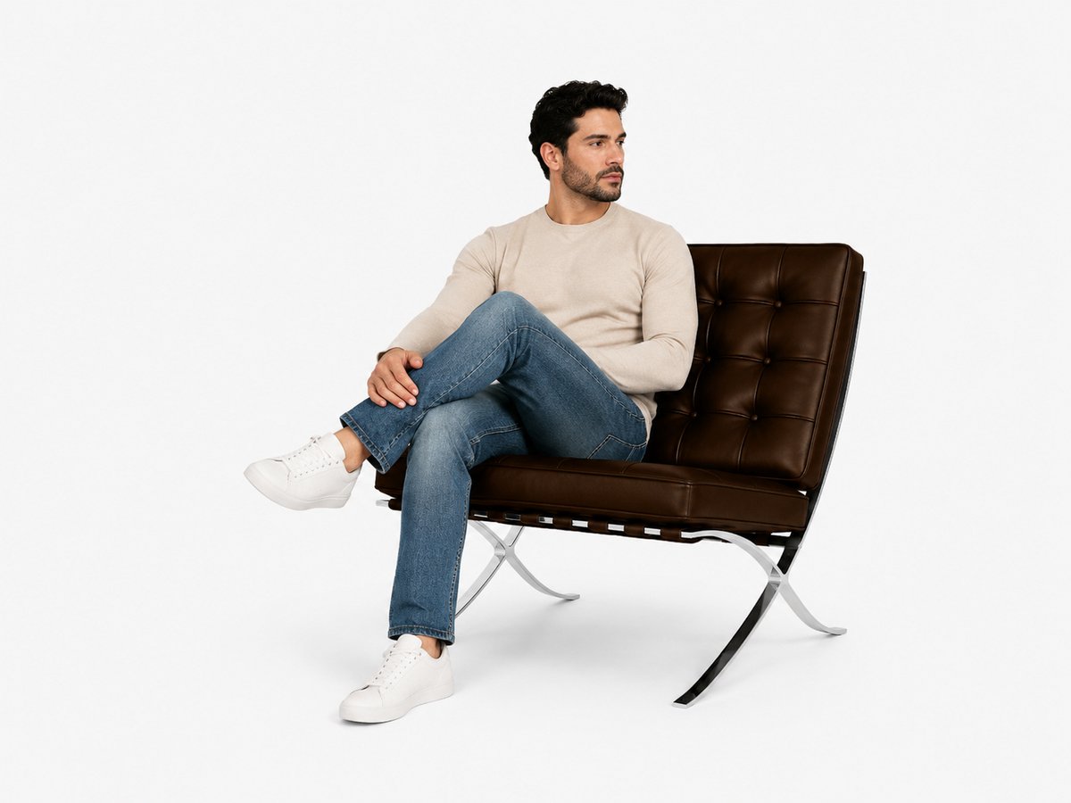 Malmo Chair - Mokka Bruin - Stoel - Fauteuil