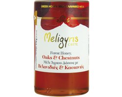 Eiken & Kastanjehoning - Onbewerkt & Puur - Rauwe Honing - 270g - Meligyris