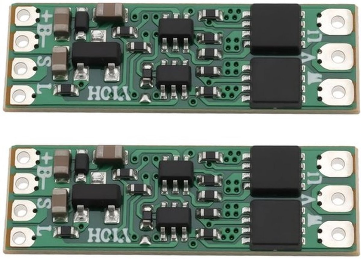 2 stuks 1S-3S ESC Micro Borstelloze Motor Controller Module, 8A Elektronische Snelheidsregelaar voor Borstelloze Fans Model Vliegtuigen Drone