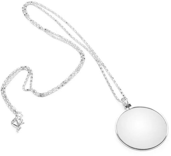 Hangende Vergrootglas - 5x Vergroting - Zilver