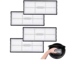 4-delige filteraccessoirekit Geschikt voor Roborock S8/S8+/S8 Pro Ultra/S7/S7 Maxv