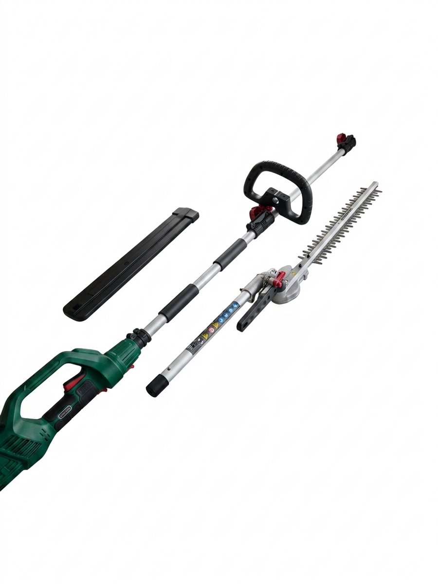 Parkside Telescopische Heggenschaar - Ideaal voor snoeien van heggen tot een hoogte van 35 m - Vermogen: 900 W - Meslengte: 41 cm - Takdikte: max. 15 mm - Aluminium buis met verlengstuk - Duurzaam kwaliteitsmes - Vrij verstelbare extra handgreep