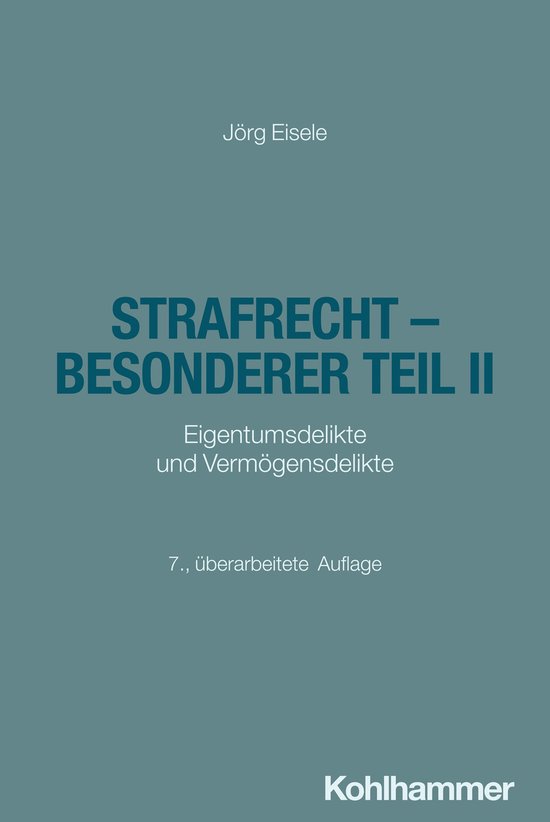 Strafrecht - Besonderer Teil II - cover