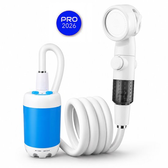 Homecrafted Camping Douche - Homecrafted Draagbare Waterpomp Kit - Buitendouche - Tuindouche - Draagbare Douche - Mobiele Douche - Met Douchekop Voor Op Reis
