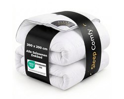 Sleep Comfy - White Soft Series - 200x200 cm - All Year Dekbed - Enkel Dekbed - Anti Allergie Dekbed - Comfort & Ademend - Tweepersoons Dekbed