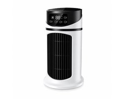 Aircooler Luchtkoeler – Tafelventilator / Mini Airco – 6 Standen – Luchtbevochtiger & Koelventilator voor Slaapkamer, Bureau en Woonkamer