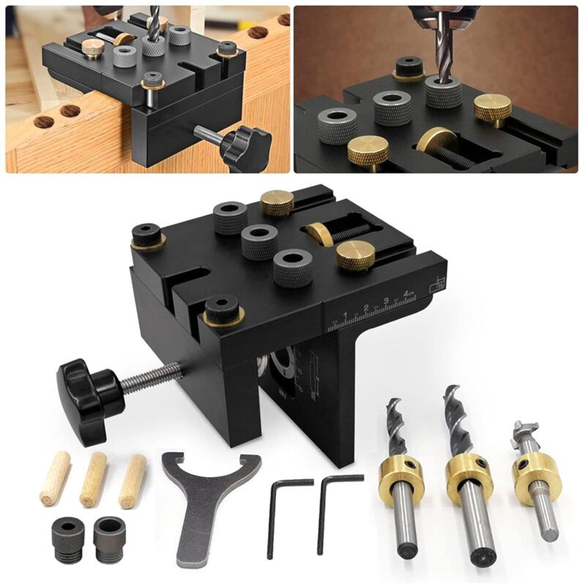 Kit geschikt voor gabarited positioneringsgids 6/8/10/15 mm verontrustend 3 en 1 geschikt voor clip de positioneringsgids geschikt voor perçage regelbare lokalisator de perforateurgeschikt voor meerdere