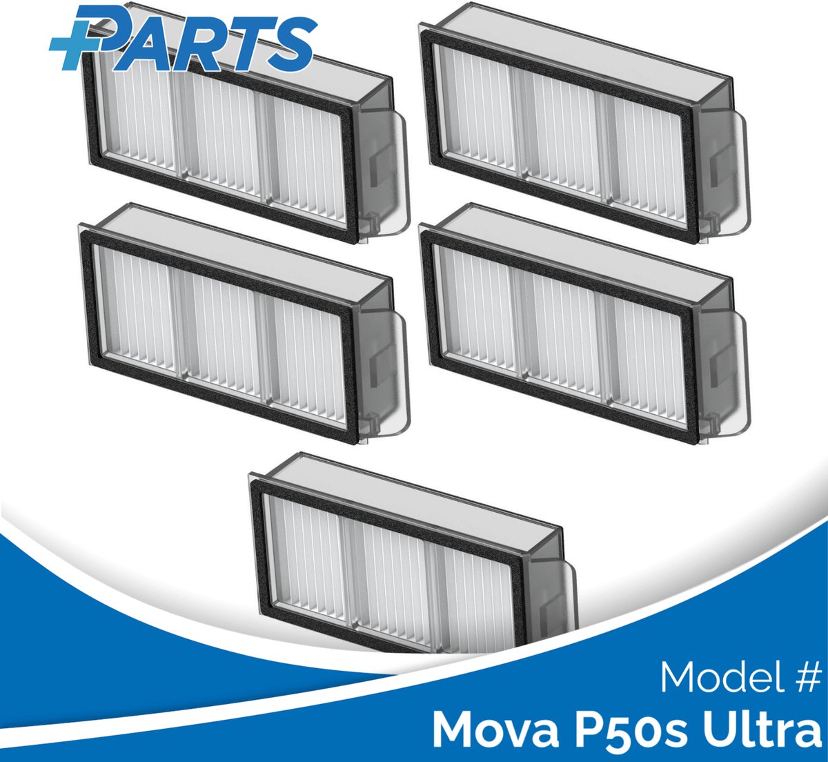 Mova P50s Ultra Filters (5 Stuks, Plus.Parts® alternatief voor MRHF30)