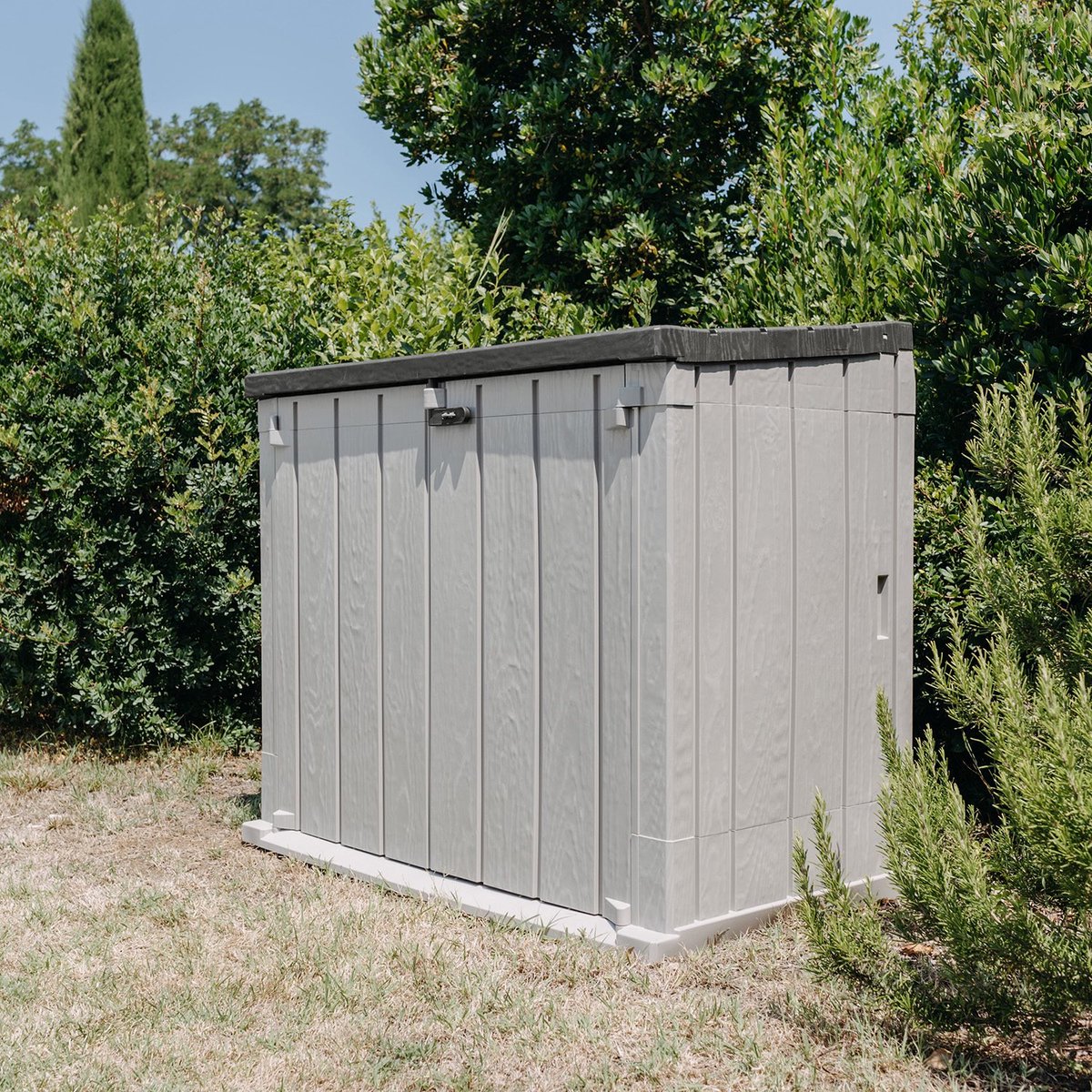 Toomax Stora way opbergbox 842 liter - taupe donker grijs