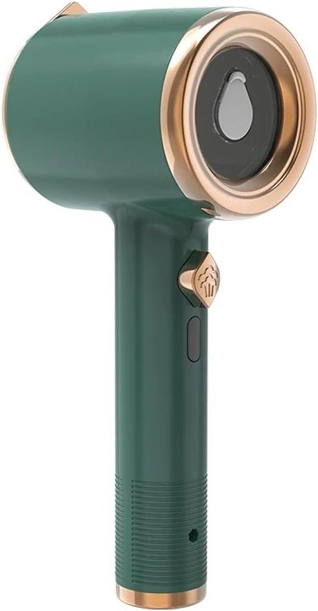 Stoomreiniger Handstrijkijzer - Reisstrijkijzer Stoomstrijkijzer - Kleding Kreukvrij Maken - Droog en Nat Gebruik - 180cm Snoerlengte - Ink-green