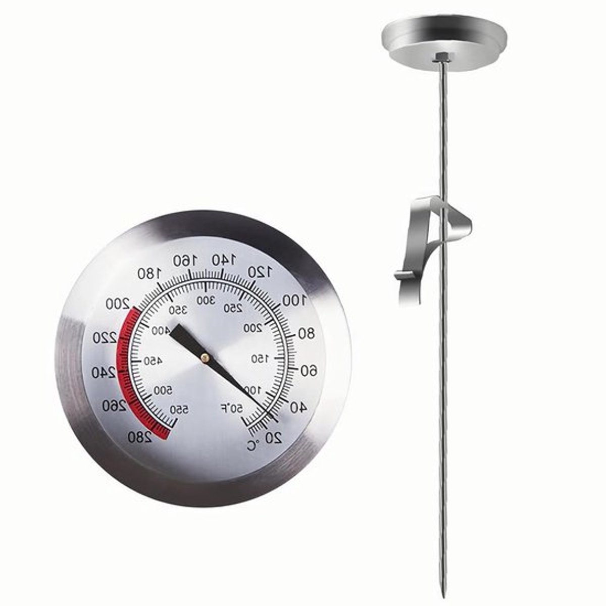 Vleesthermometer Professionele Keukenthermometer HD-Display Directe Weergave Voedselthermometer Oventhermometer Voor Oven Grill Steak Eten Melk Koffie