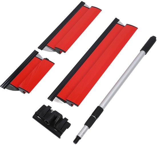 Foto: Dailygoods afschuimmesset roestvrij staal flexibel mes 0 4 mm ergonomische antisliphandgreep halfrond mes 0 5 mm nauwkeurige wandafwerking comfortabel gebruik gipsplaatmes