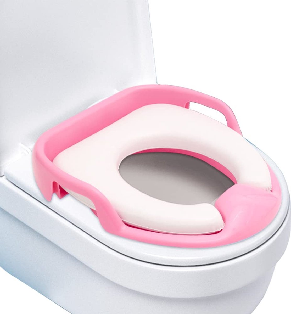 Dailygoods- Toiletbril Softclose - Toiletbril Verkleiner - Toiletverhoger - Antislip - Ergonomisch Ontwerp - Veiligheidsarmsteunen - Kindertoiletbril