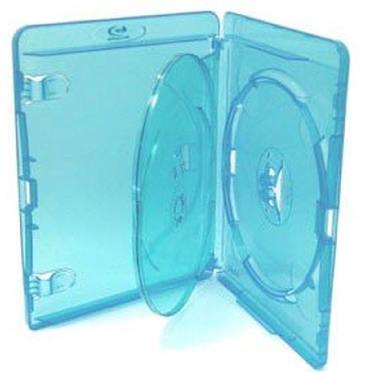 Dailygoods - Amaray Blu Ray Premium Case - Schijfhoes voor 3 Discs - Set van 5 - Perfect voor opslag - Duurzaam en praktisch - Voor Blu Ray schijven