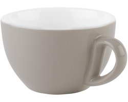 Cappuccino Kop - Koffie Mok - Ontspannen Koffie - Ruimtebesparend Stapelbaar - 300 ml - Grijs