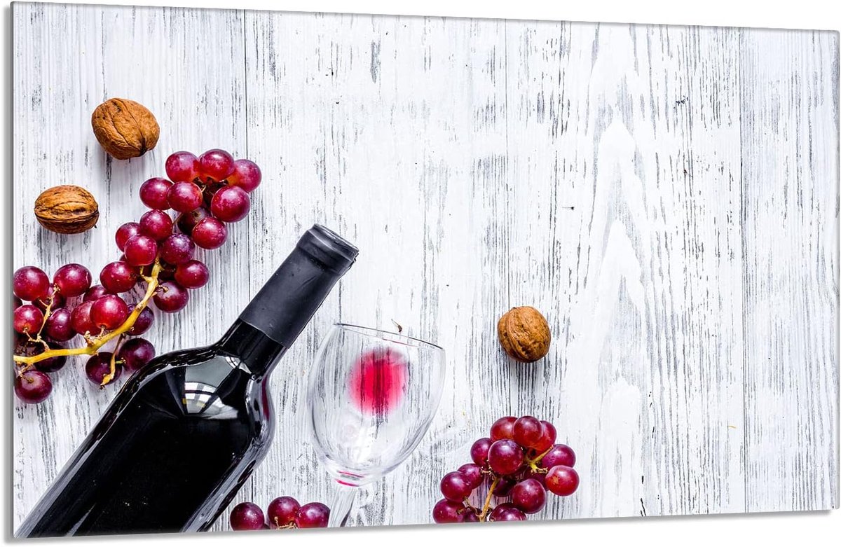 Fornuis Afdekplaat Kookplaat Beschermer Keuken Werkruimte Gehard Glas 80x52 cm GRAPE