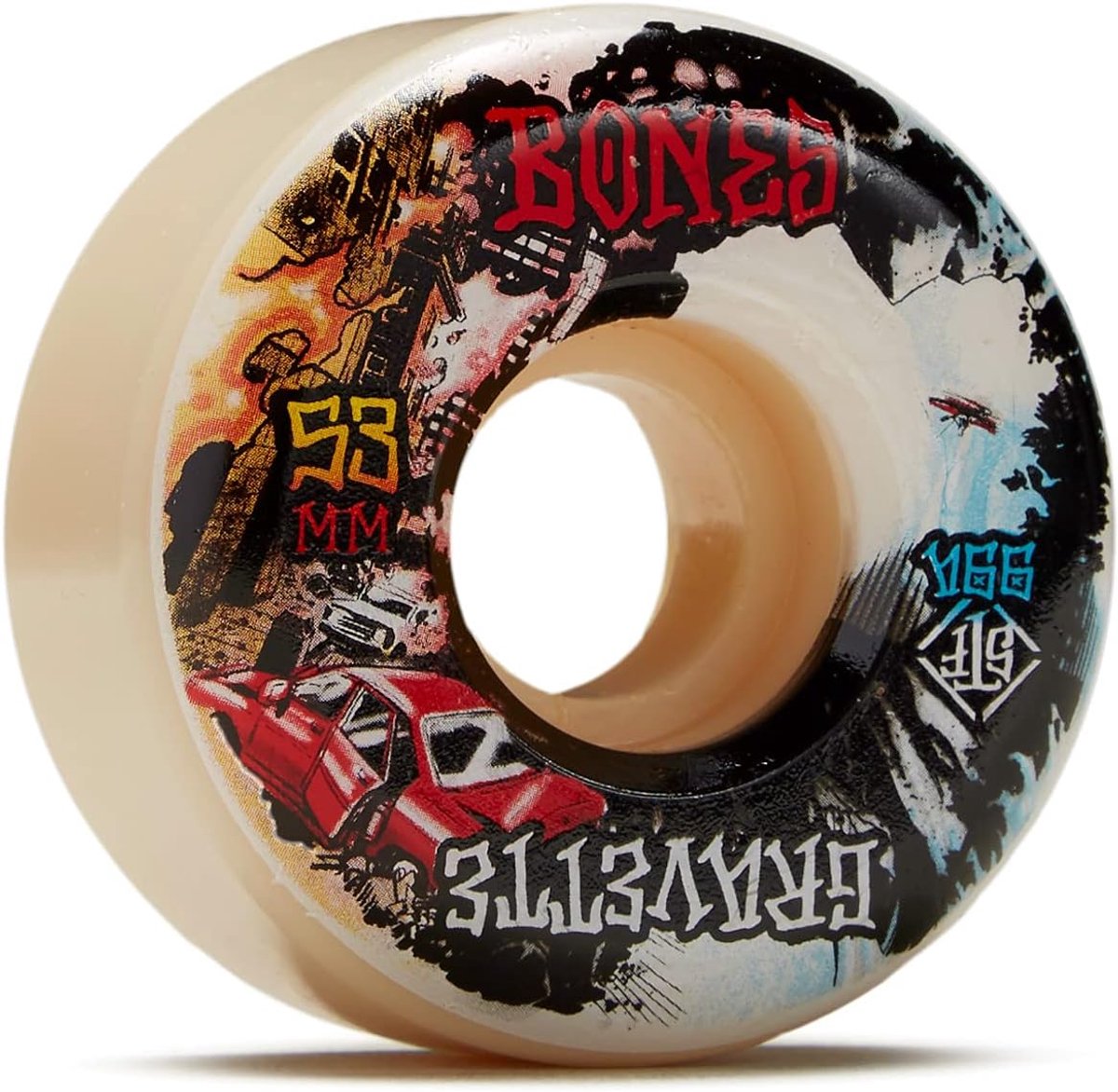 Skateboard Wielen Wielset Straat Skaten Duurzaam Urethaan 53mm 4 Pack