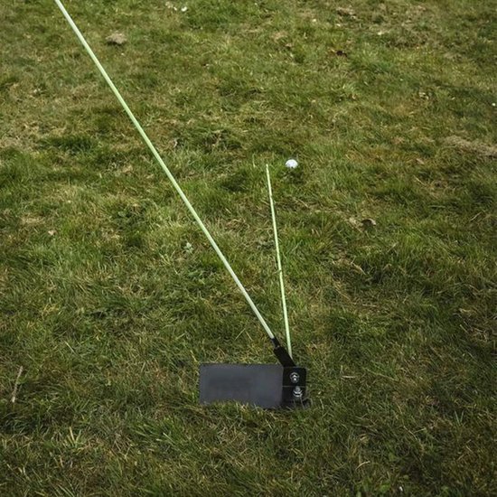 Golf uitlijning stok houder en swing oefenplaat voor optimale training van GOLF — afbeelding 3
