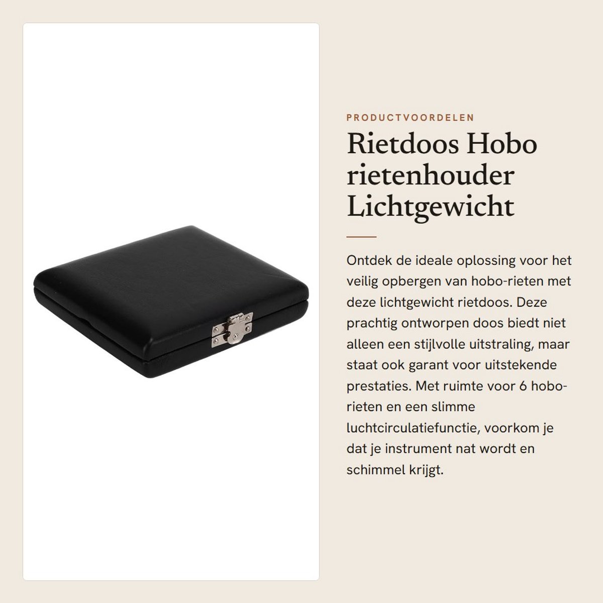 Dailygoods- Rietdoos Lichtgewicht PU-leer - Hobo-doos - Antislip Hoes - Schimmelpreventie - Duurzaam Materiaal - Exquise Vakmanschap - Rietcontainer