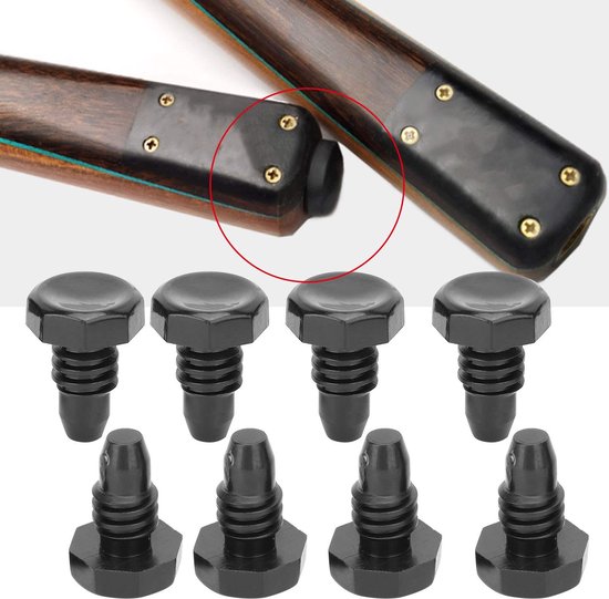 Dailygoods- Bodemplug Stevig - Rubber - Flexibel - Biljartaccessoires - Voor Biljartliefhebbers - Geschikt voor Biljartkeu - Biljartaccessoire van Dailygoods — afbeelding 3