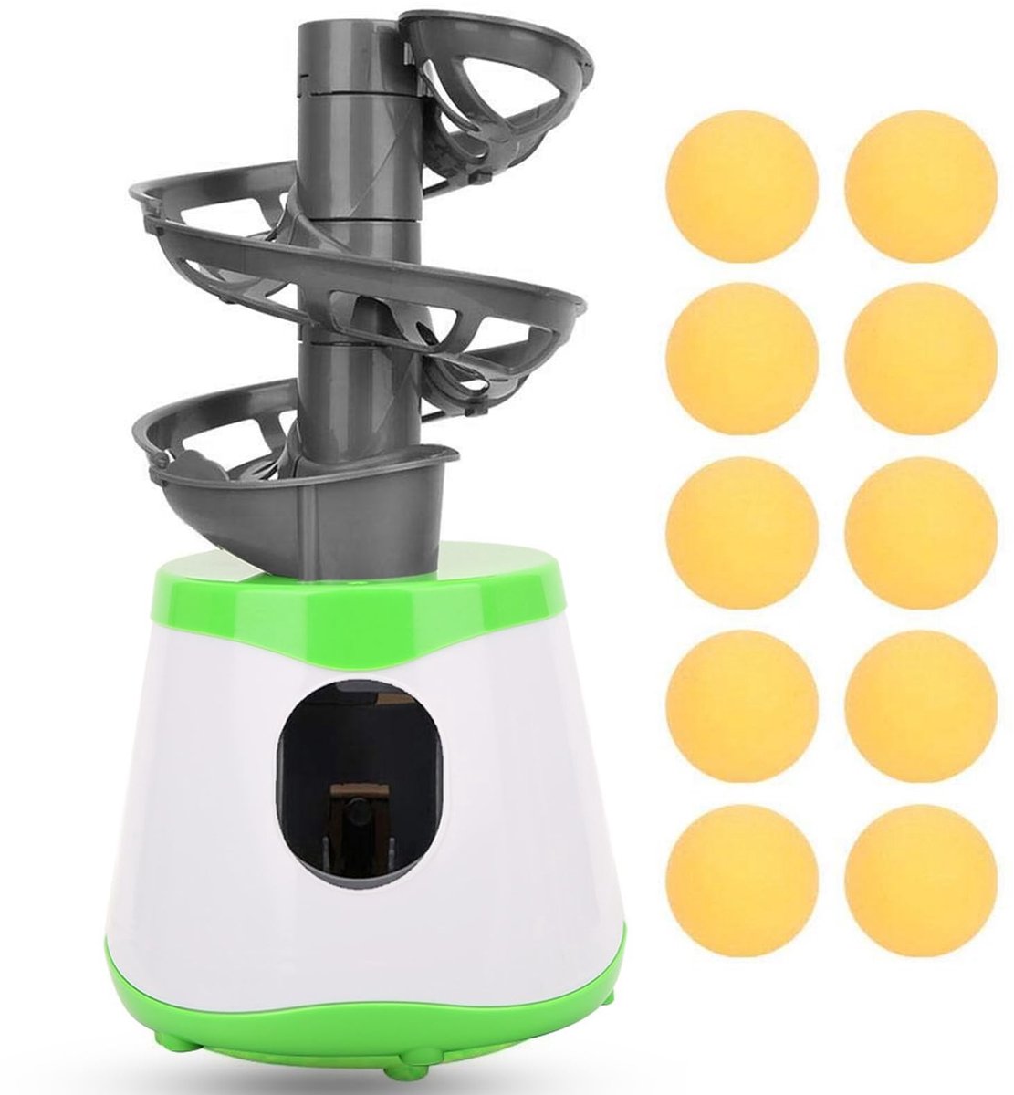 Dailygoods - Automatische Tafeltennis Robot - Training en Verbetering - Inclusief 10 Ballen - Perfect voor Sport - Ideaal voor Tafeltennis - Geschikt...