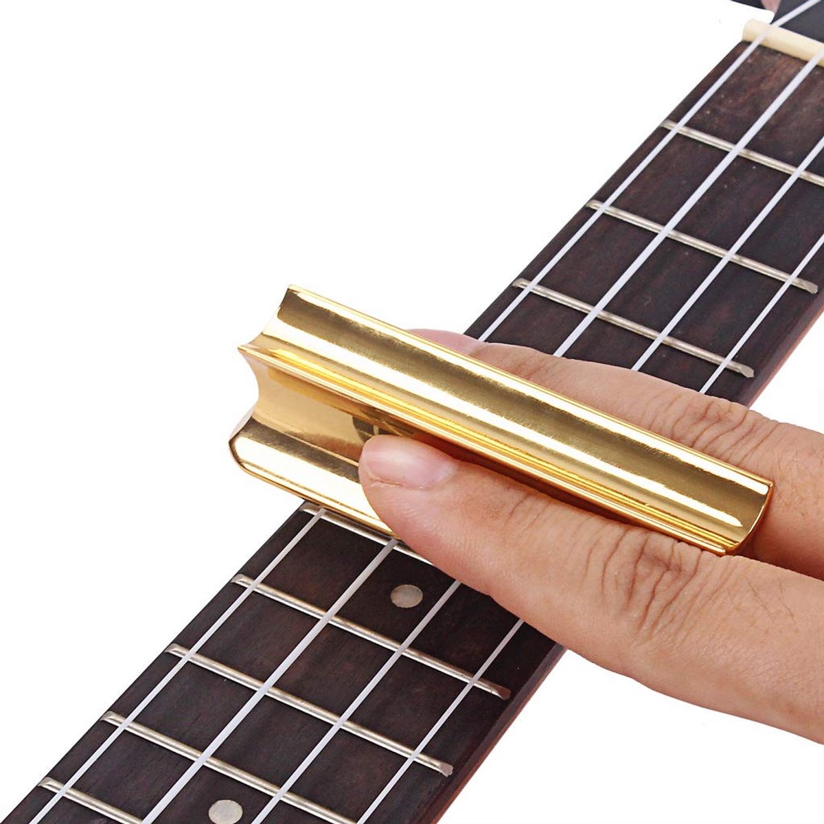 Dailygoods - Gitaar Slide Bar - Hoogwaardige Klank - Goudkleurig - Geschikt voor Dobro en Lap Steel - Duurzaam - Perfecte Sustain