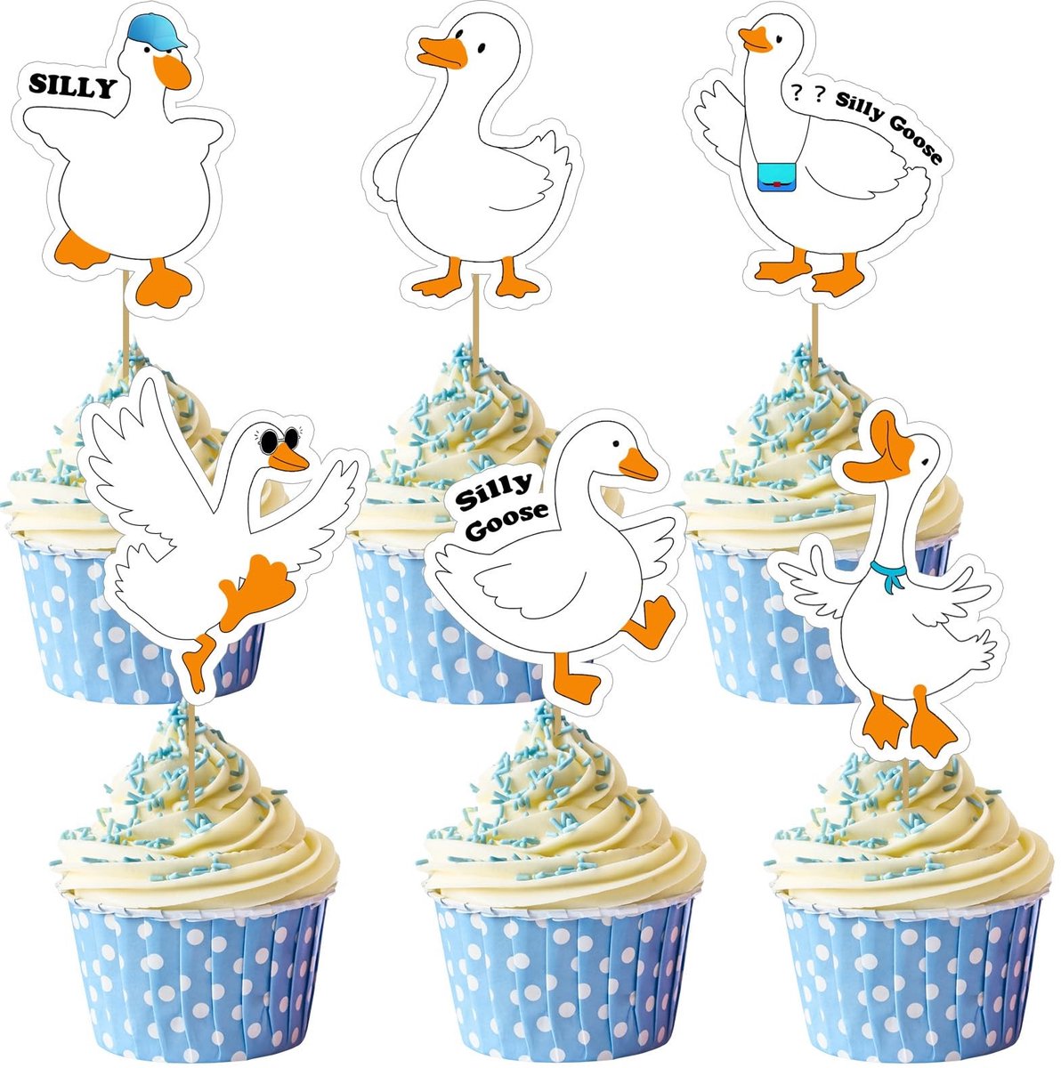 Dailygoods- Verjaardagsdecoratie - Taartdecoratie - Feestdecoratie - Decoratiebenodigdheden - 25 Inzetstukken - Hoogwaardig Karton