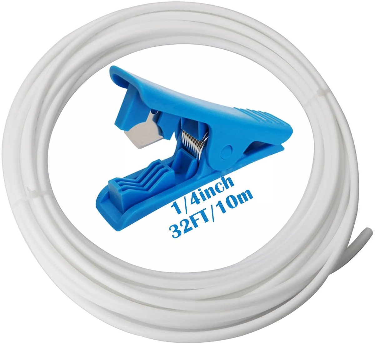 Dailygoods- Buis 10 Meter - Slang 1/4" - Voedselveilig PE - Antifouling Ontwerp - Lekvrij - Geschikt voor Koelkast/Ijsmachine - Waterslang