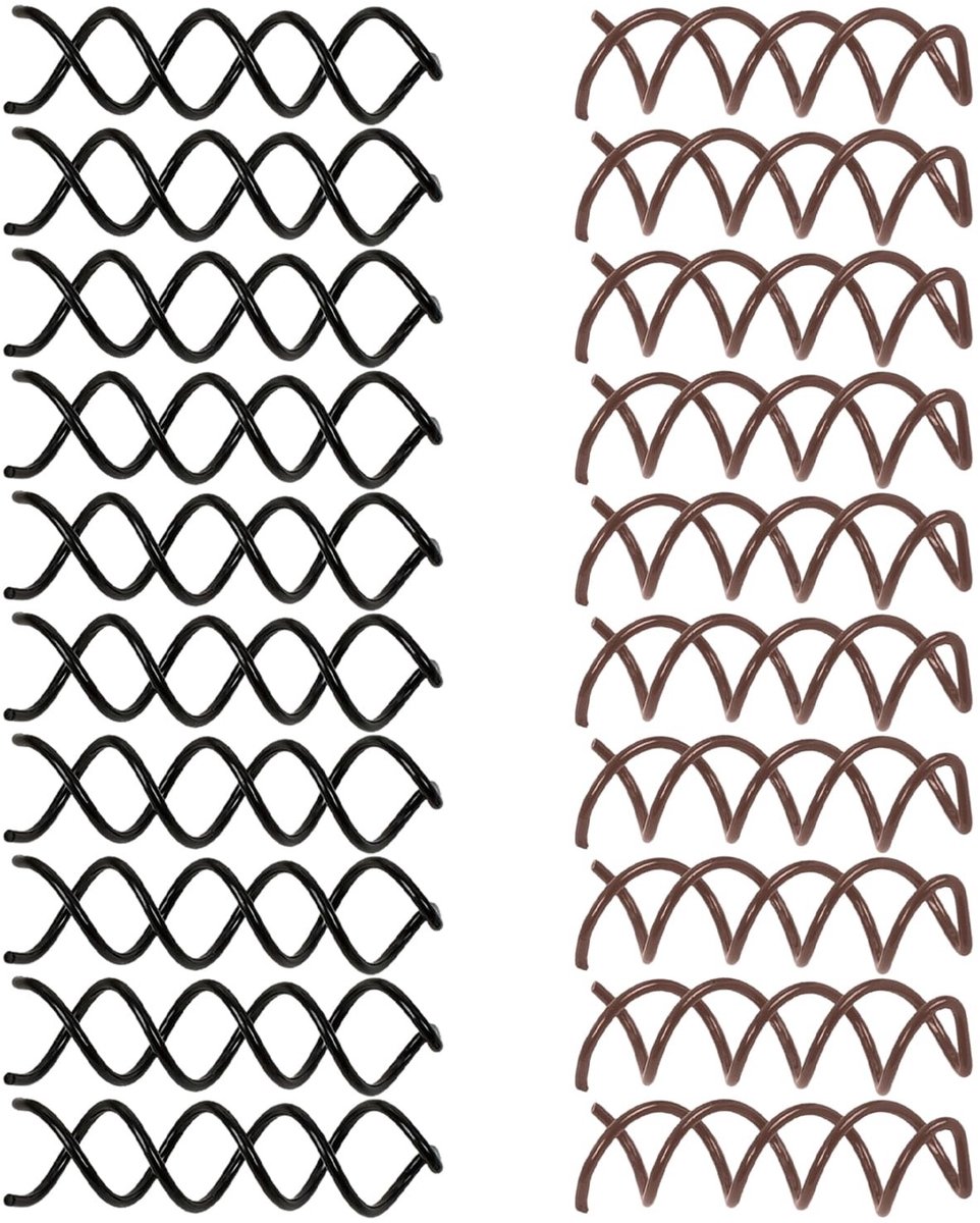 Dailygoods - 20 Spiraalvormige Haarspelden voor Kapsels
