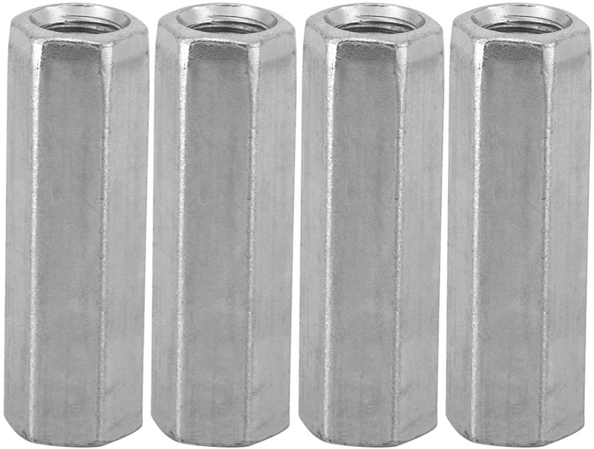 Dailygoods- Moer Zeskant 10 Stuks - M8 Hex Moeren - Gegalvaniseerd Koolstofstaal - Corrosiebestendig - Voor Metaalconstructies - Geschikt voor Montagewerkzaamheden - Zeskantmoer