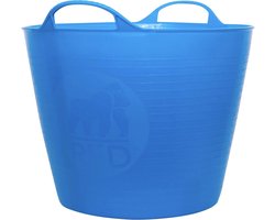 Flexibele Kuip - Opbergbak - Huishoudelijk Gebruik - Voedselveilig Plastic - 26 Liter - Blauw