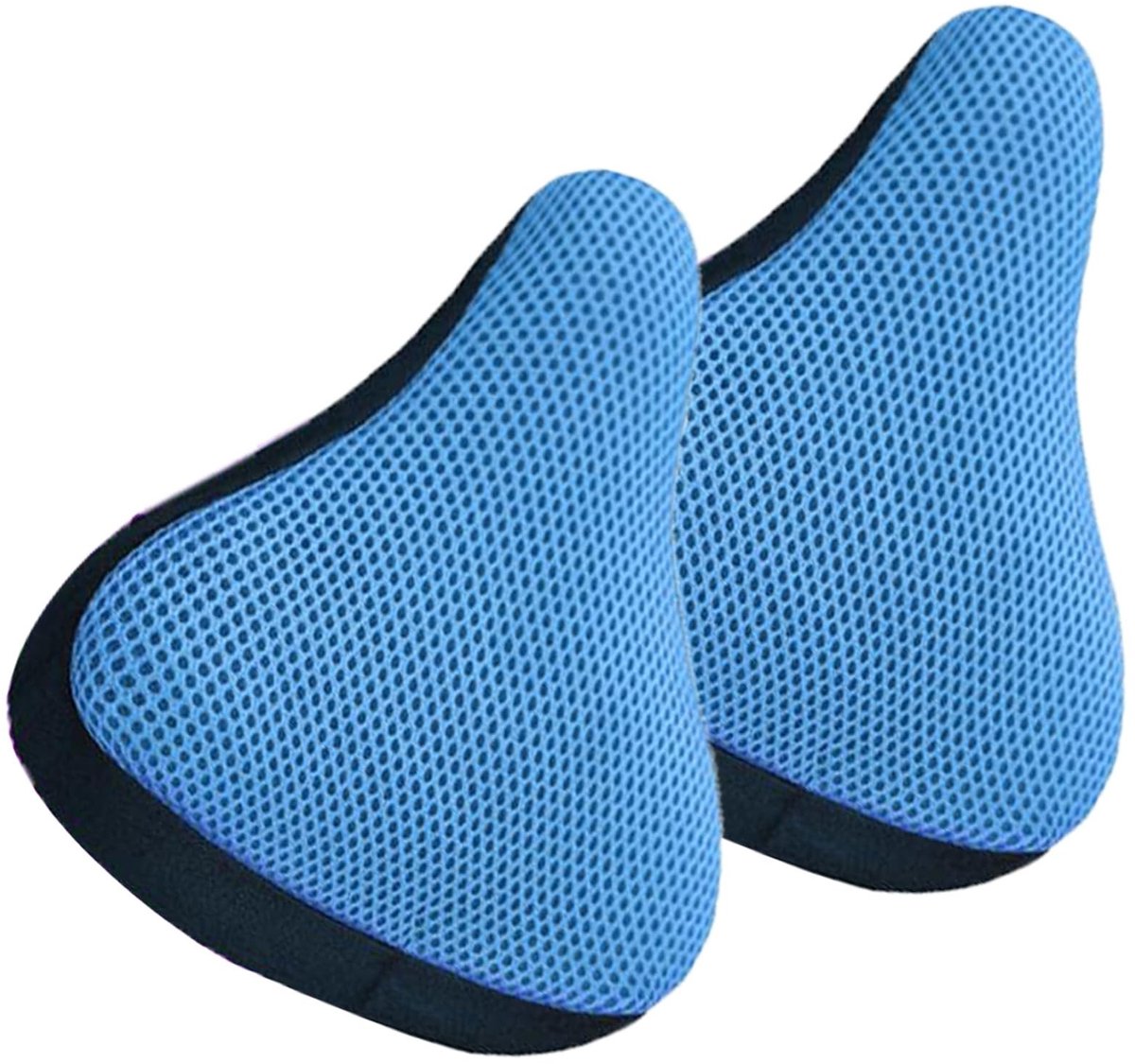 Dailygoods- Fietszadelhoes Ademend - Zadelhoes Gevoerd - Fietszadelhoes Waterdicht - Fietsaccessoires - 2 Stuks - 3D Dikke Ademende Stof - Zadelkussen