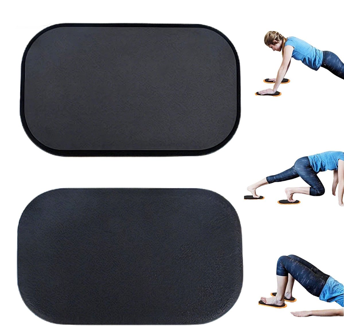 Dailygoods- Sliders Multifunctioneel - Fitness Sliders - Gliding Discs - Krachttraining - Abdominale Sliders - EVA Vilt, Geschikt voor Thuis/Sportschool