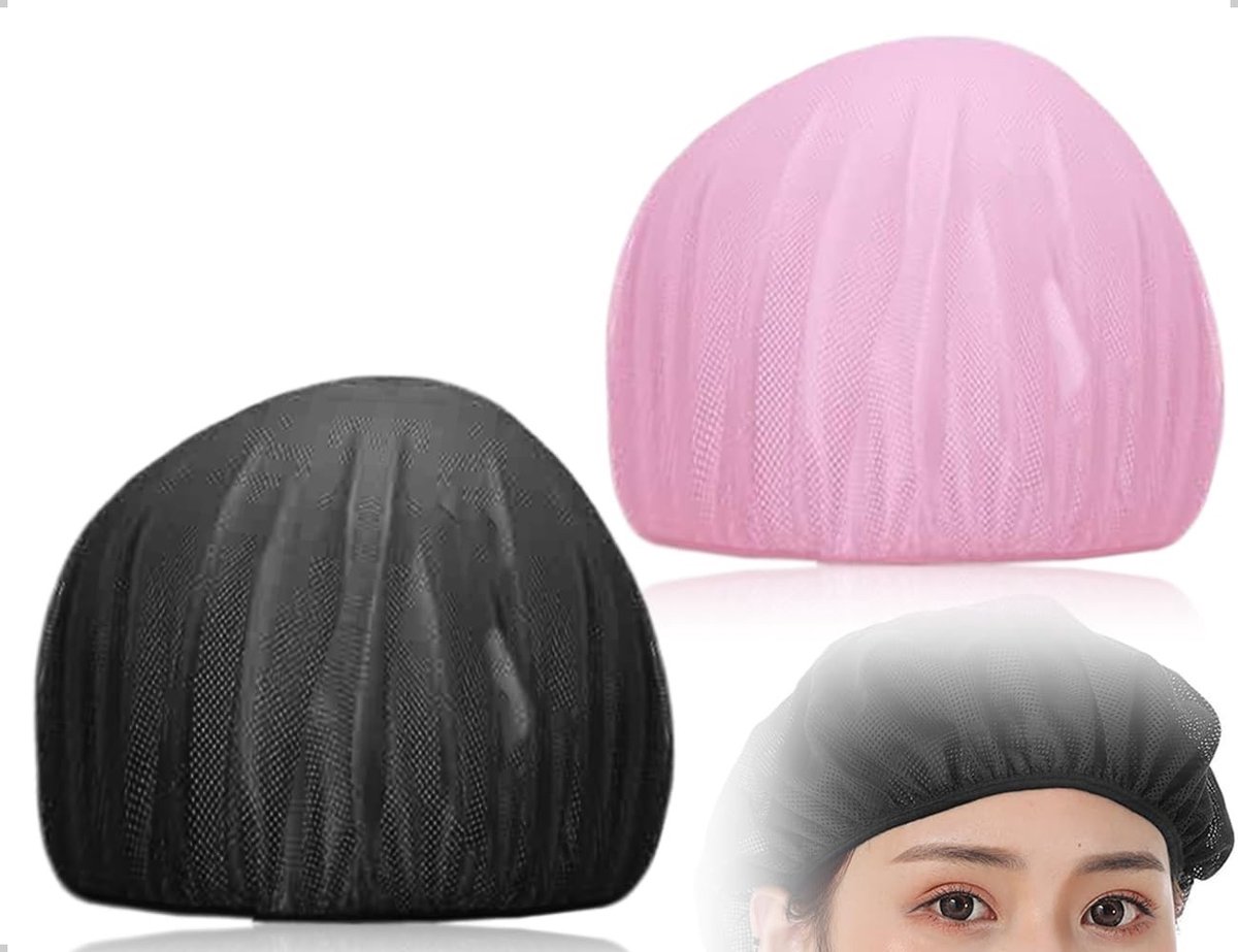 Dailygoods- Haarnet 2 Stuks - Ademend - Verstelbare Haarnetjes - Mesh - Nachtmuts - Polyester Katoen - Comfortabel en Duurzaam - Slaapmuts