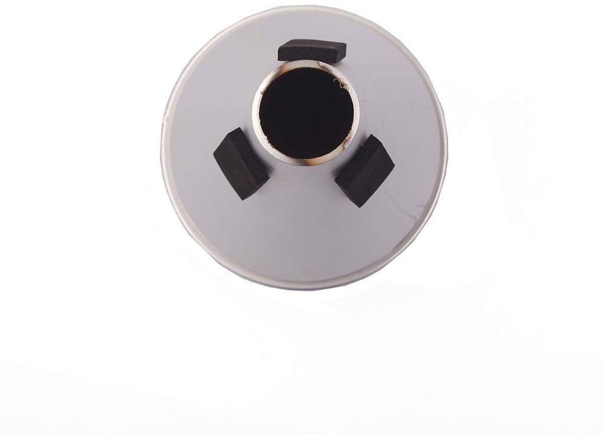 Dailygoods- Trompet Demper Lichtgewicht - Trompet Mute - Trompet Silencer - Praktijk Demper - Zilveren Kunststof - Hoogwaardige Toon
