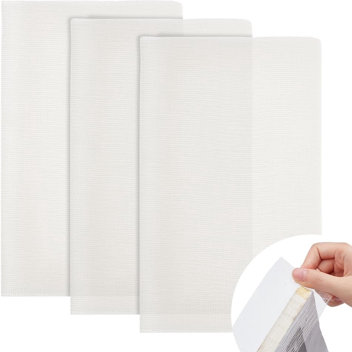 Dailygoods- Boekbindkleed 3 Vellen - 115x100cm Katoenen Gaas - Boekreparatiedoek - Handwerk - Creatieve Omgeving - Ambachtelijke Ervaring - Boekbinddoek