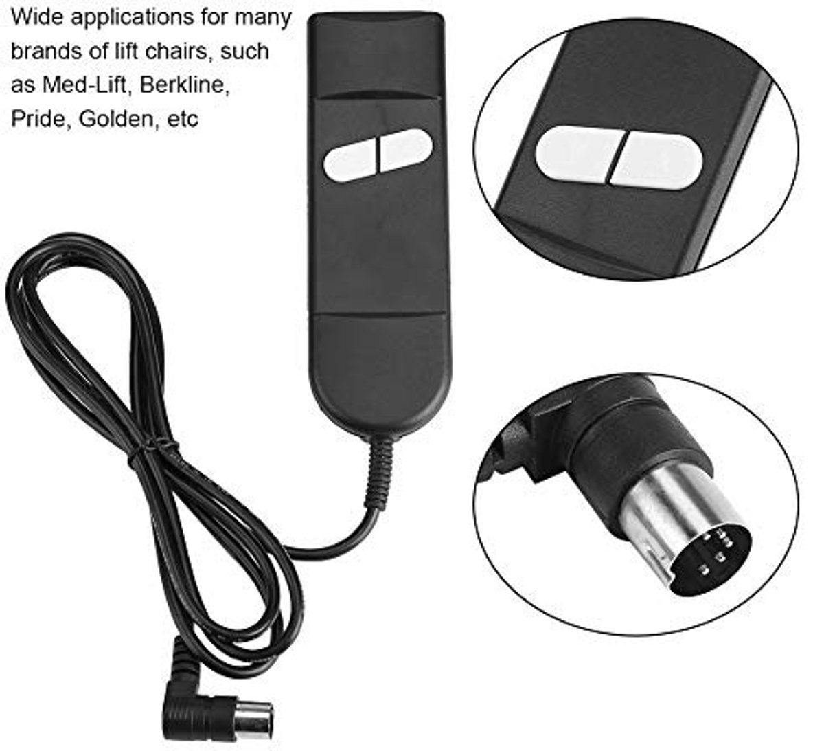 Dailygoods- Liftstoel Controller Draagbaar - Recliner Hand Controller - Comfortabel Ontwerp - Slank Design - Geschikt voor Thuis - Commercieel Gebruik - Stoelbediening
