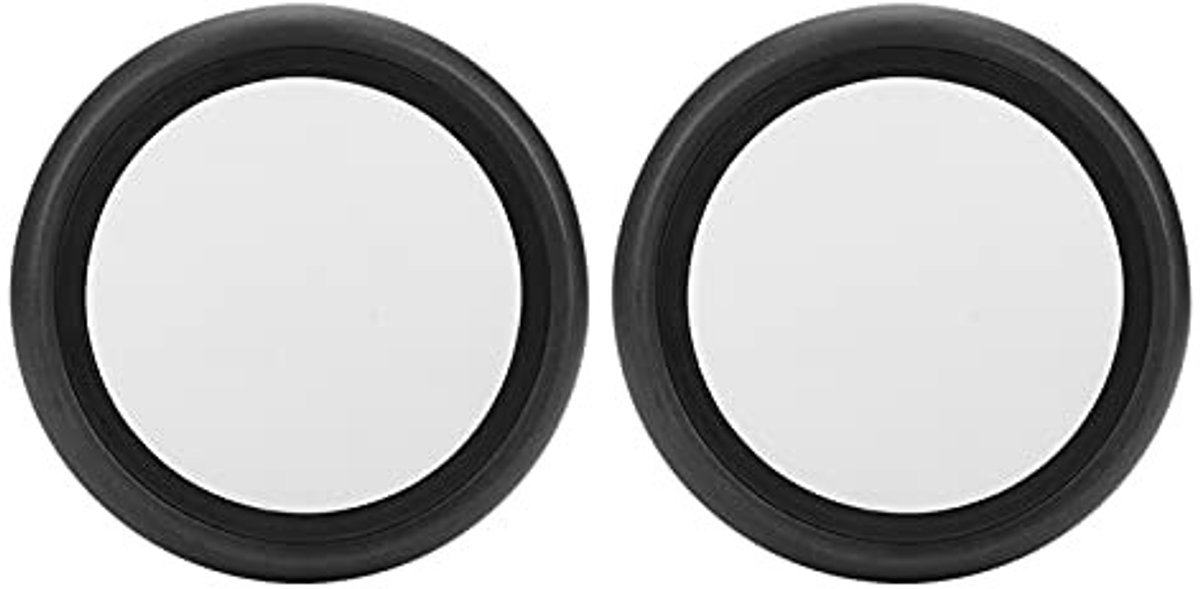 Dailygoods- Wandelwagenwielen Duurzaam - Voor-/Achterwielen - 360 Graden Rotatie - Slijtvast - Natuurlijk Rubber - Geschikt voor Meeste Merken - Kinderwagenwielen