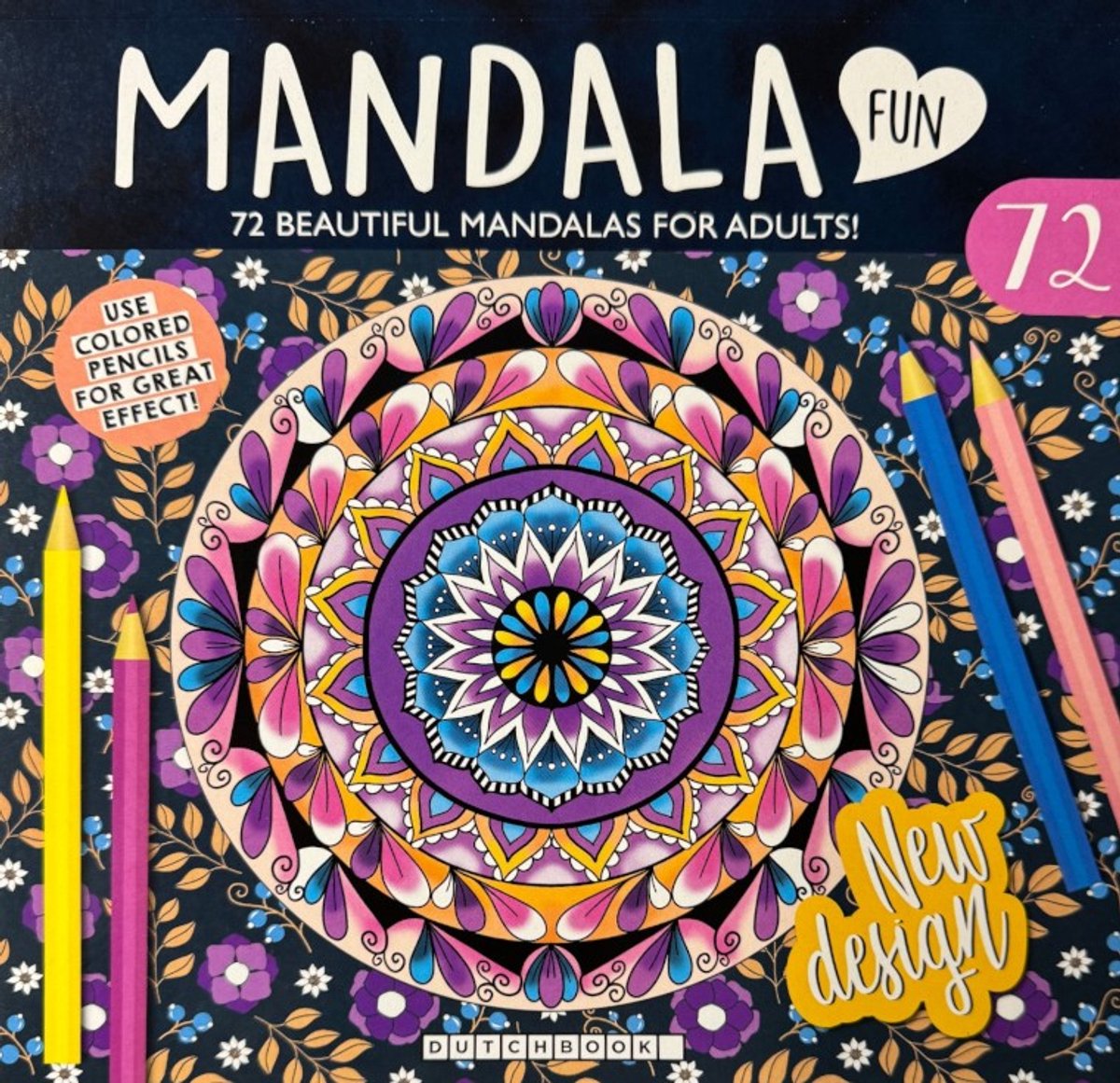 Mandala Kleurboek voor volwassenen - 72 kleurplaten - Diverse varianten