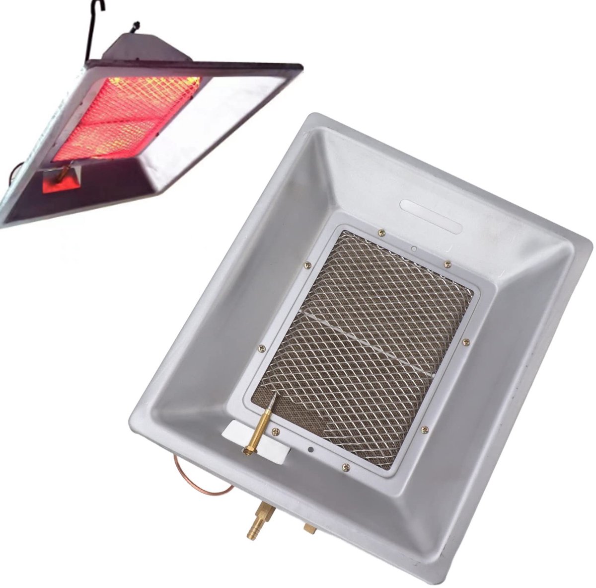 Dailygoods - Broedmachine Verwarmingsplaat - Infrarood verwarming - Energiezuinig - Keramiek - Geschikt voor kuikens - Ideaal voor pluimvee en veehoud...