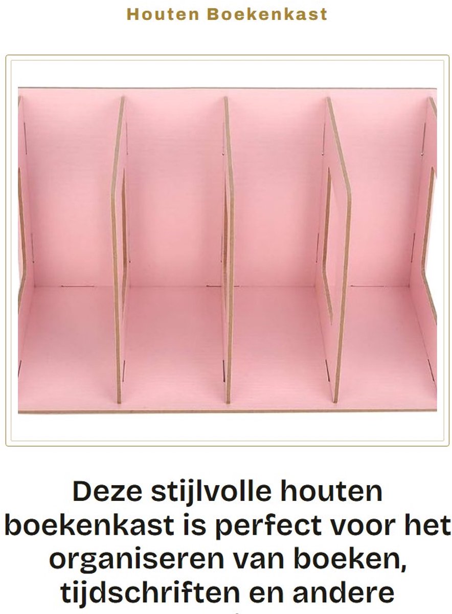 Dailygoods- Boekenkast Hout - Boekenkast Kind - Boekenkast Kinderkamer - Boekenkast met Deuren - Boekenkast Zwart - Afmetingen 30 x 17 x 17 cm - Boekenrek