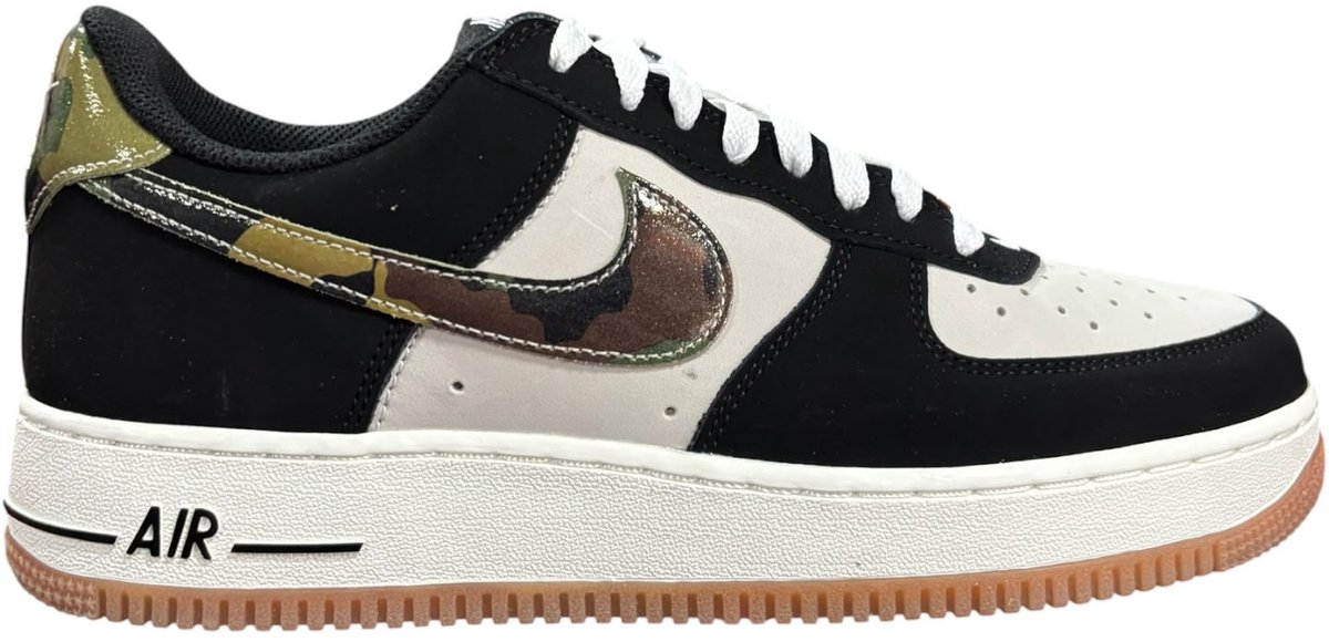 Nike Air Force 1 Low Retro Sneakers / Camo Zwart