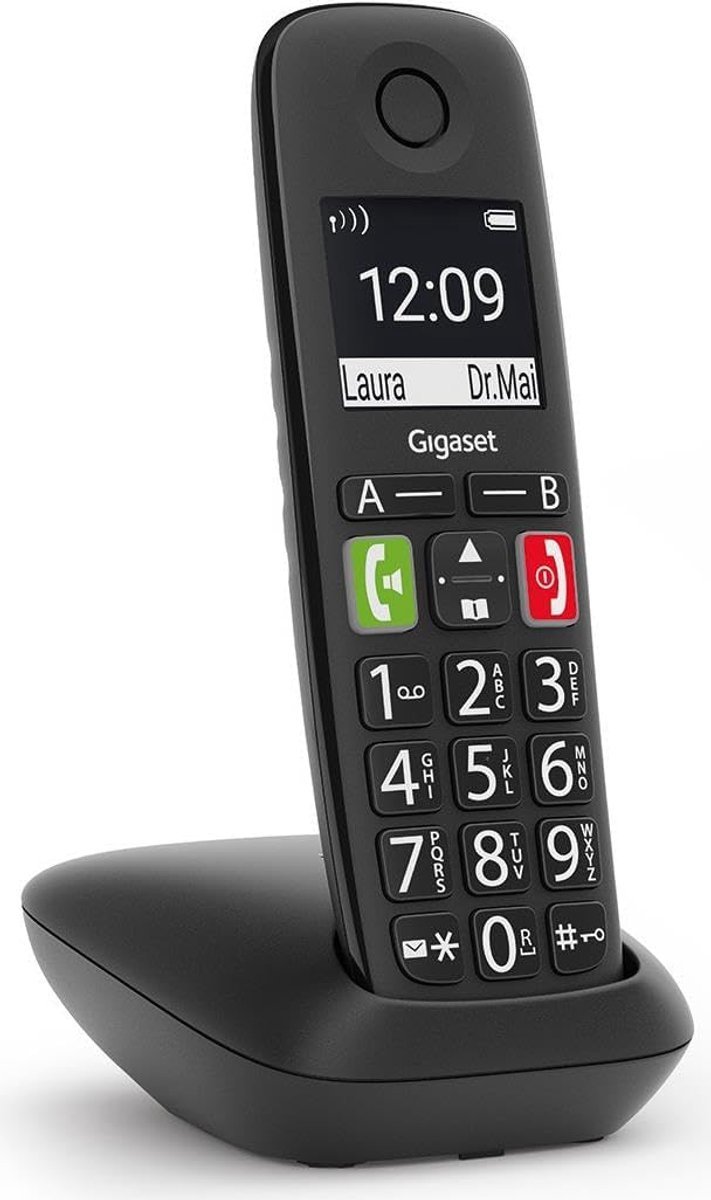 Telefoon - Vast Toestel - Thuis Bellen - Groot Display - 428 g - Zwart