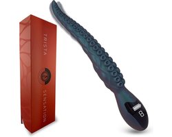 SlipperyHeights® Trista - Tentakel Vibrator - Clitoris en G-Spot Stimulatie - 9 Krachtige Standen - Dildo - Tepel Stimulator - Siliconen Sex Toy voor Vrouwen - LCD Scherm - Holografisch Groen