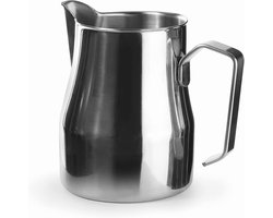 Melkkan RVS - Opschuimkan Koffie - Latte Art Maken - Spatvrije Gietmond - 05 Liter - Zilverkleurig
