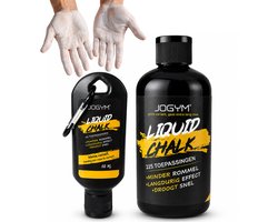 JOGYM® - Liquid Chalk - 50 ML + 250 ML - Vloeibaar Magnesium - Extra Grip - Gym - Turnen - Fitness - Crossfit