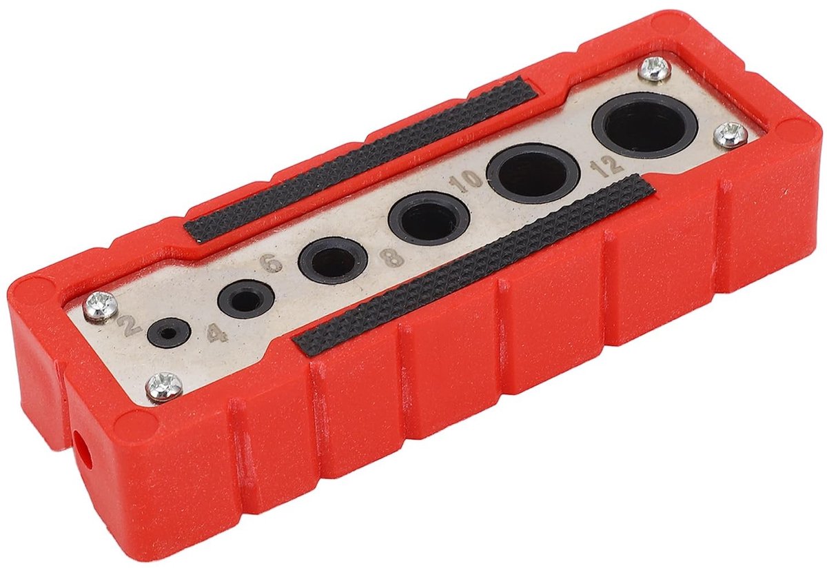 Dailygoods- Boorgeleider Hogesnelheidsstaal - Boorhulp - Boorstandaard - Nauwkeurige Boorlocator - 2 tot 12 Mm Gatmaten - Veelzijdig Gebruik - Boorgids
