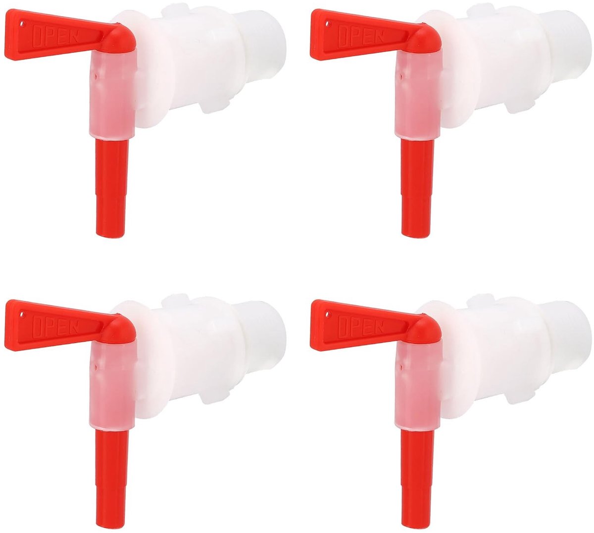 Dailygoods- Tap - Vervangingskraan voor Bierbrouwerij - Plastic - Demontabel - Geschikt voor 5/16" of 3/8" Sifonbuis - Lengte 8.4cm - Hoogte 10cm - Brouwerijkraan